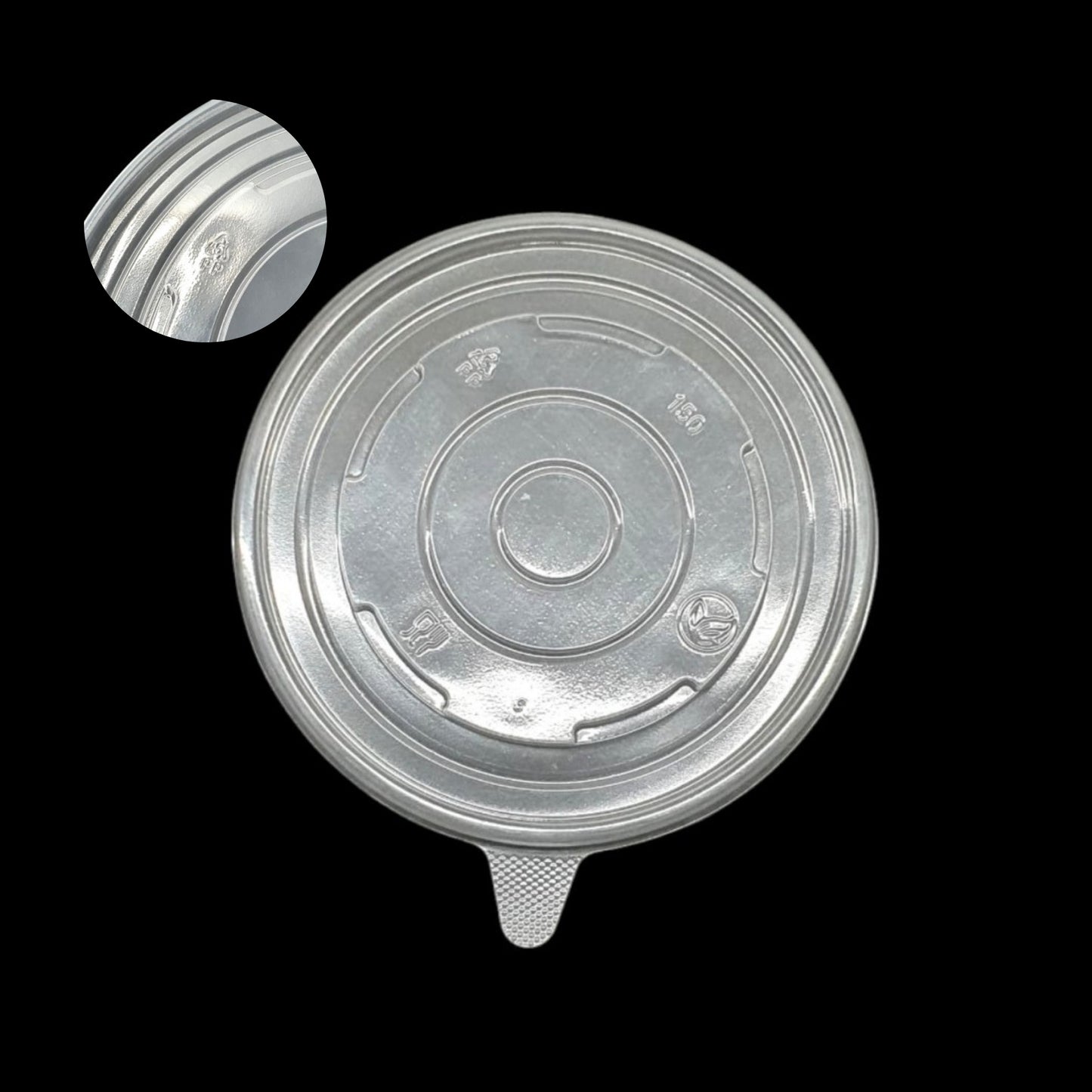 150 Dia Flat PP Lid