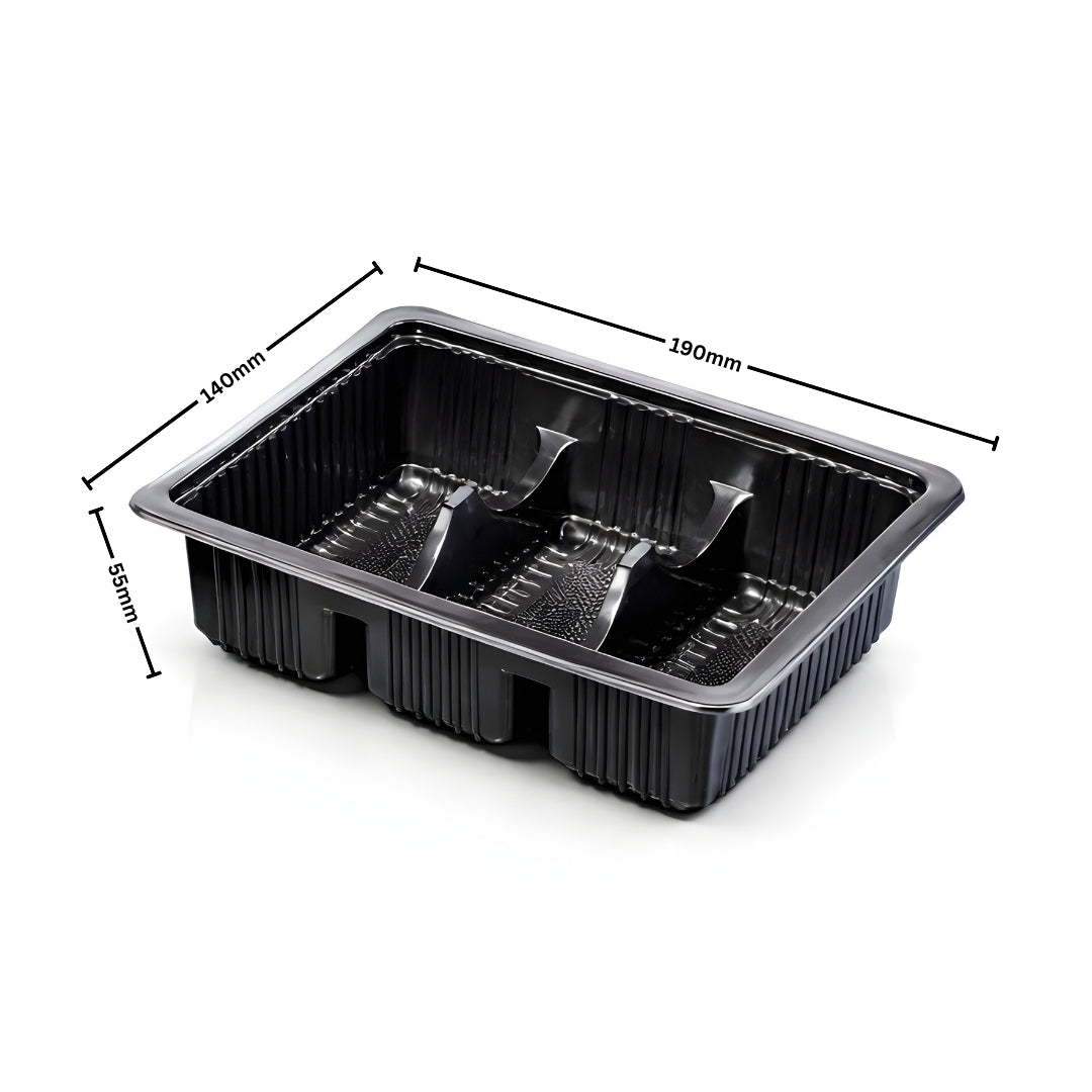 190 × 140 × 55 mm PP Roll Tray 3 CP