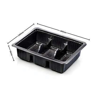 190 × 140 × 55 mm PP Roll Tray 3 CP