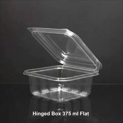 Hinged Box 375 ml Flat