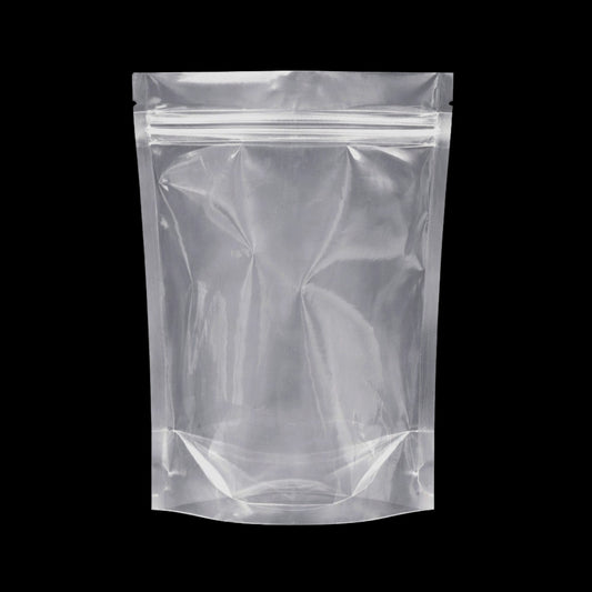 Stand Up Zipper Pouch Extra Clear 8 x 12