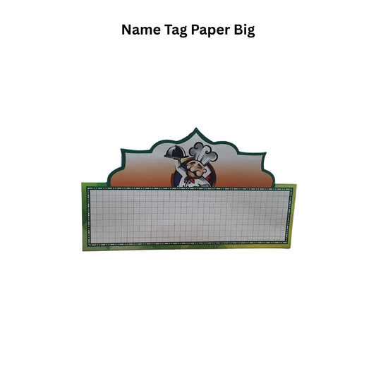 Name Tag Paper – Big