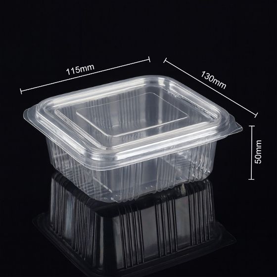 Hinged Box 375 ml Flat