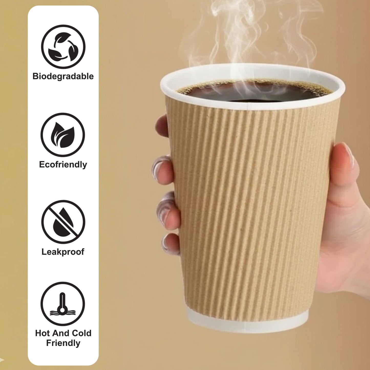 150 ml Tall Ripple Paper Cup / 1 PE