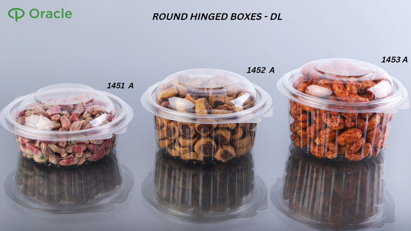 Hinged Box Round 20 Oz DL (1454A)