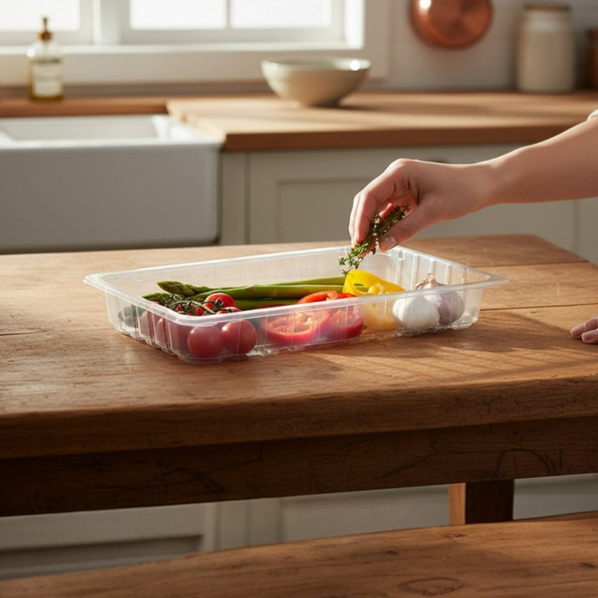 310 × 200 × 44 mm PP Tray