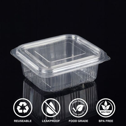 Hinged Box 375 ml Flat