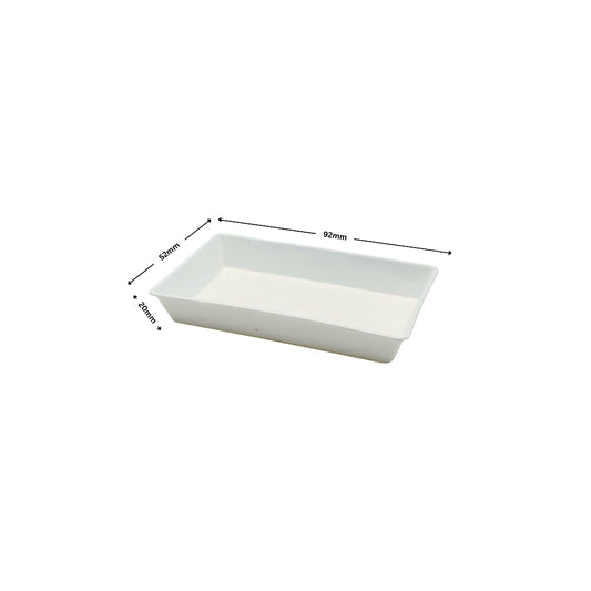 NP PS 21 Rect Pastry Tray (White)