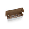 PNS  12x3.75x3.5 White Dosa Box with 4 Cavity Insert