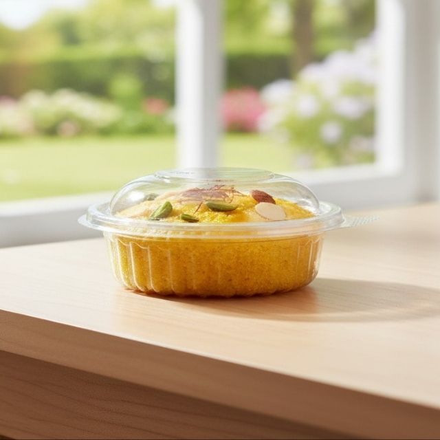 Hinged Box Round 8 Oz DL (1451A)