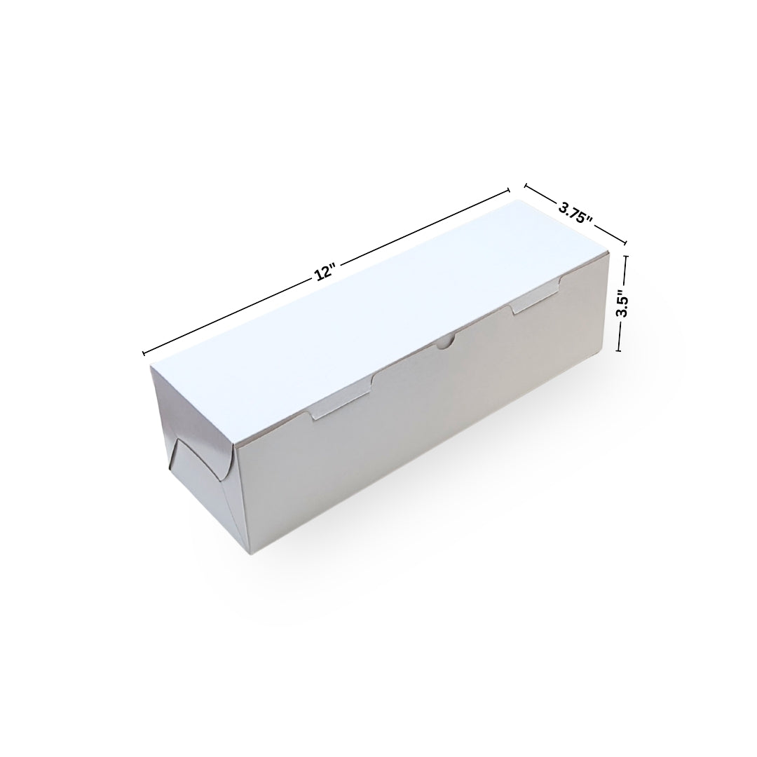 PNS  12x3.75x3.5 White Dosa Box with 4 Cavity Insert