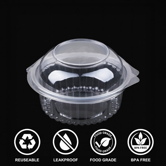 HINGED BOX ROUND 16 OZ DL (1453A)