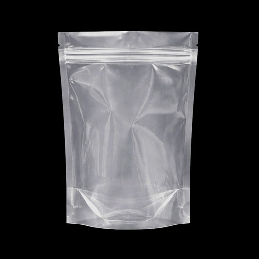 Stand Up Zipper Pouch Extra Clear 10 x 14