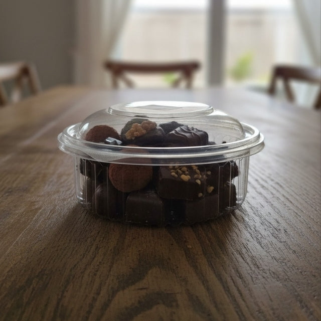 HINGED BOX ROUND 16 OZ DL (1453A)