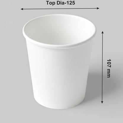 1200 ML White Round Paper Container