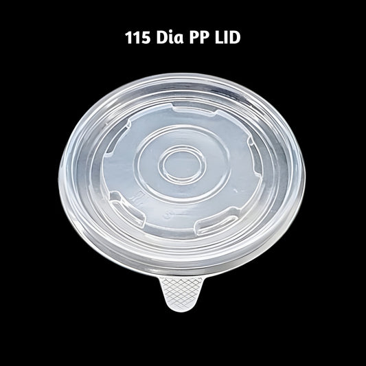 115 Dia PP Lid for Round Kraft Container