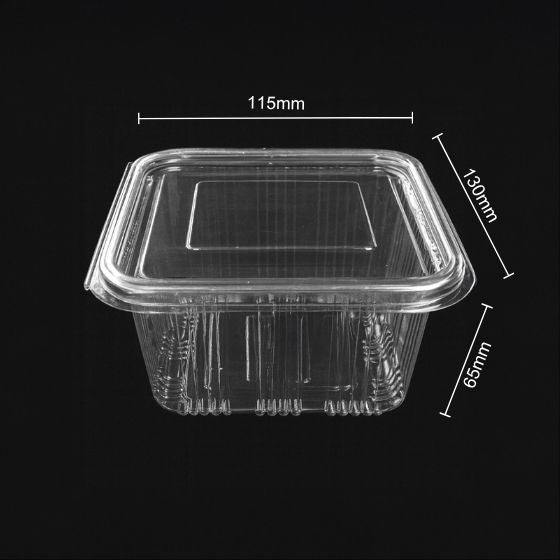 Hinged Box 500 ml Flat