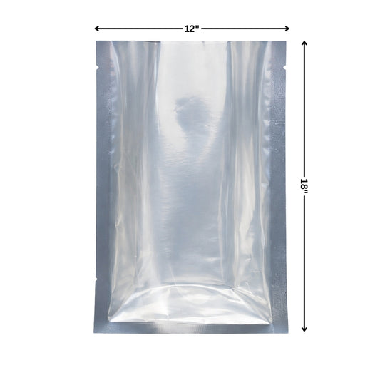Vacuum Pouch - One Side Clear One Side Metallized (12 x 18")
