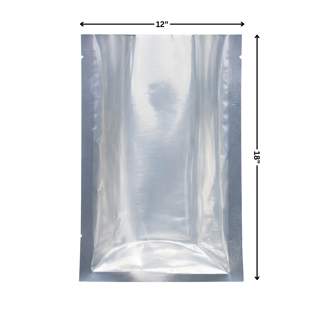 Vacuum Pouch - One Side Clear One Side Metallized (12 x 18")