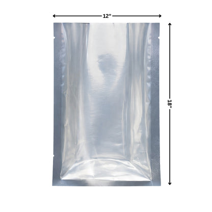 Vacuum Pouch - One Side Clear One Side Metallized (12 x 18")