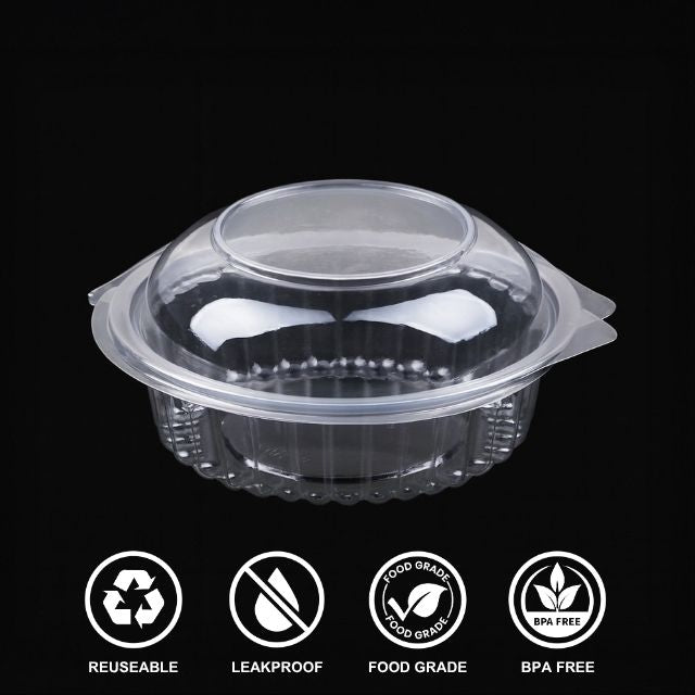 HINGED BOX ROUND 12 OZ DL (1452A)