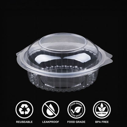 HINGED BOX ROUND 12 OZ DL (1452A)