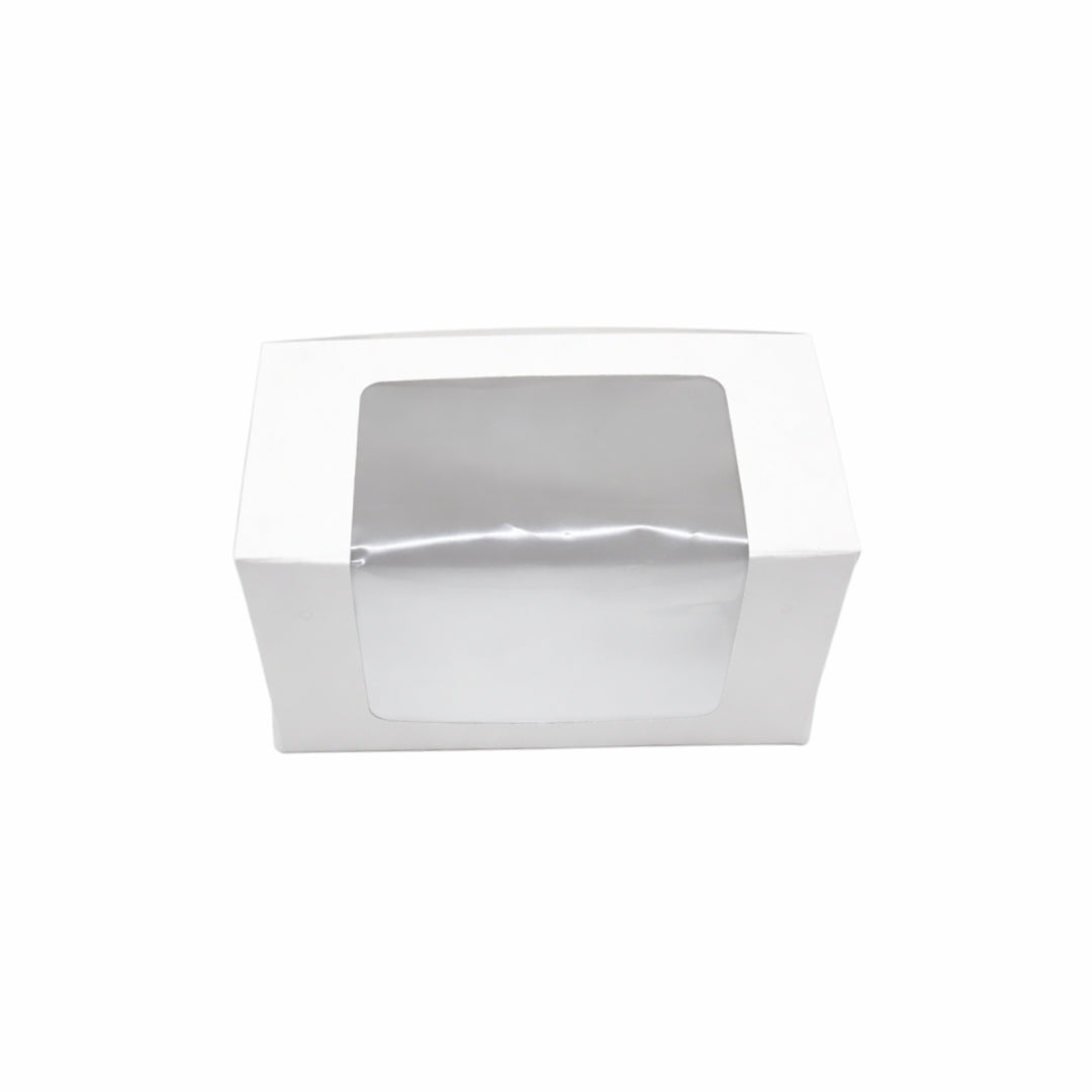 ITC 6x3x4 Inch Window 2 Cupcake Box with Insert