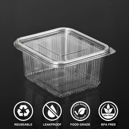 Hinged Box 500 ml Flat
