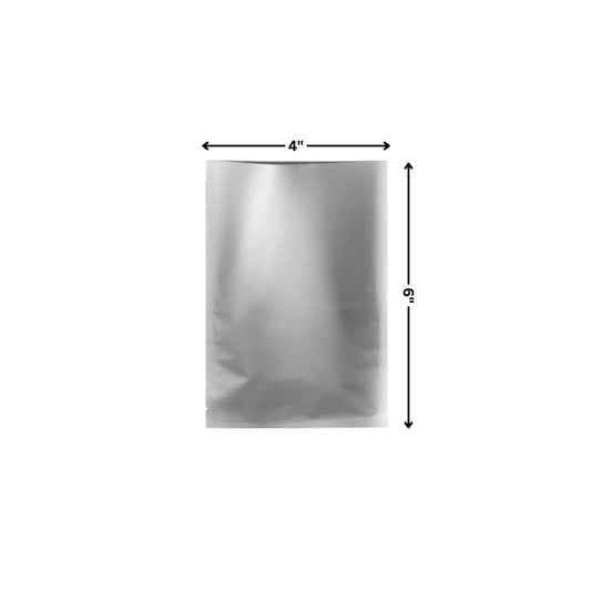 Vacuum Pouch - Both Side Aluminum Foil - 3 Side Seal (4 x 6)
