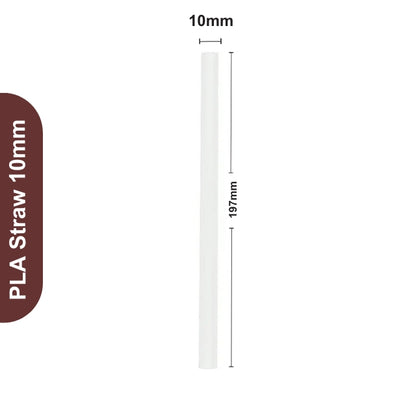 Compostable PLA Straw 10mm