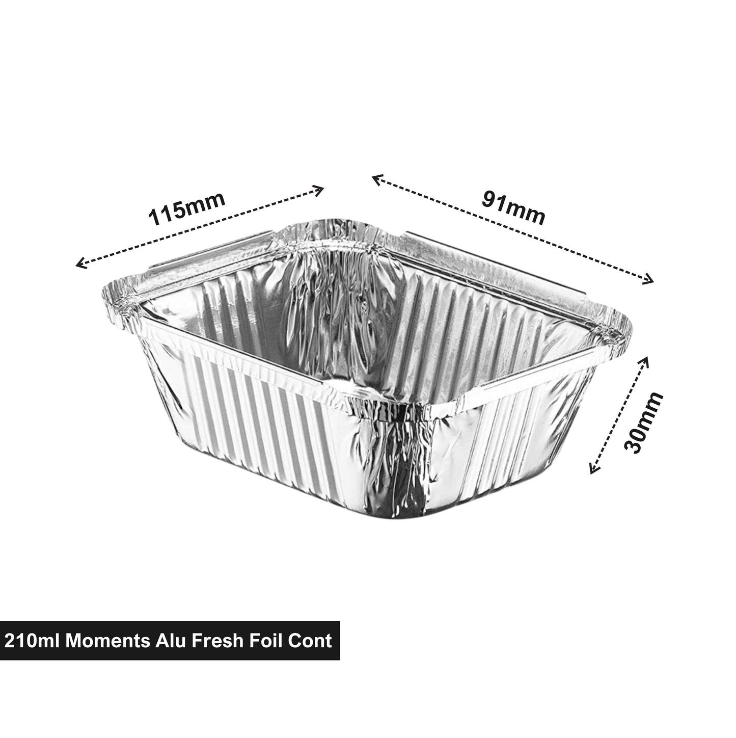 210ml Moments Alu Fresh Foil Cont
