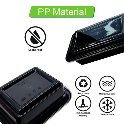 1000 ml RE 2CP Rectangular Container RP-RE-32-2CP