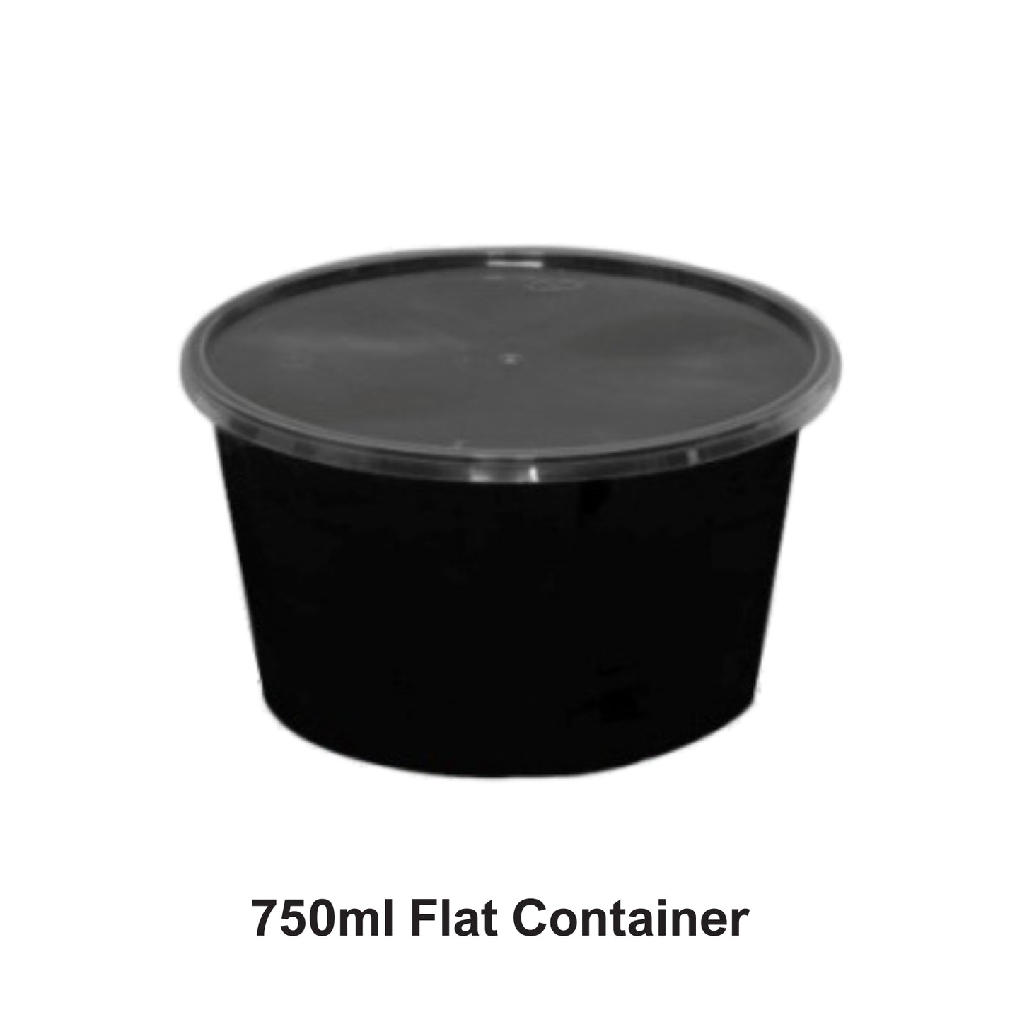 750 ml Flat Container (145 DIA)