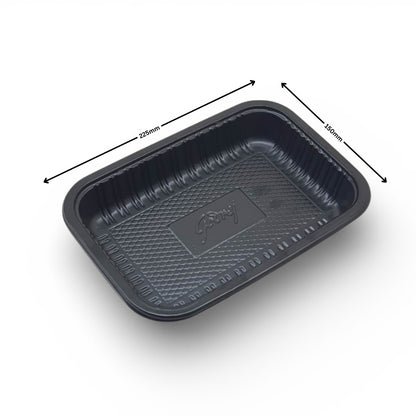 PP Rectangular meat Tray 225 x 150 mm
