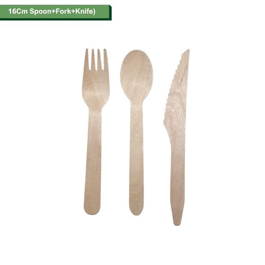 Cutlery Set No.3 (16 cm Spoon + Fork + Knife)