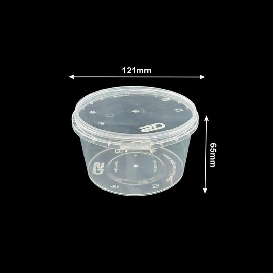 500ml Tamper Proof Round Container with Lid