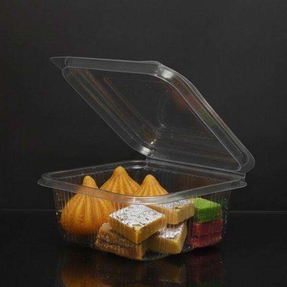 Hinged Box 500 ml Flat