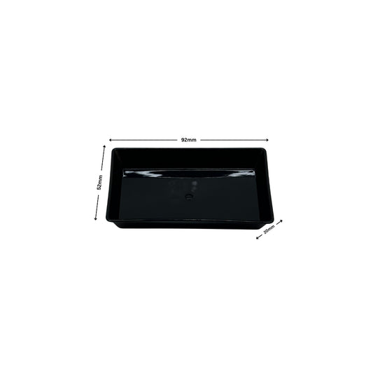 NP PS 21 Rect Pastry Tray (Black)