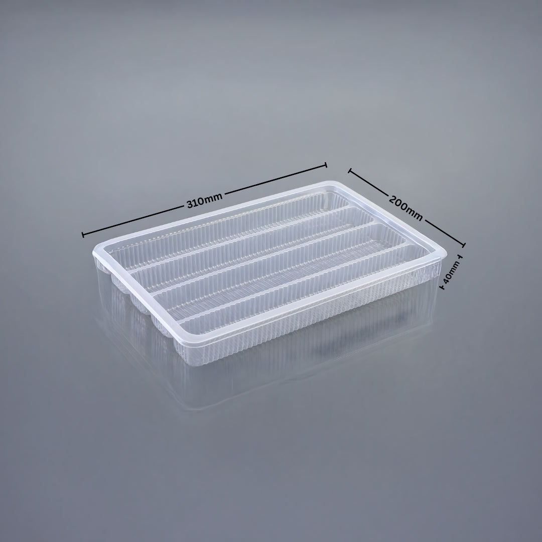 310 × 200 × 40 mm Sweet Tray 4 Line