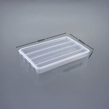 310 × 200 × 40 mm Sweet Tray 4 Line