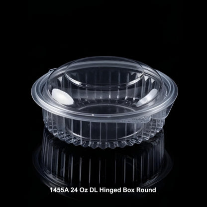 Hinged Box Round 24 Oz DL (1455A)