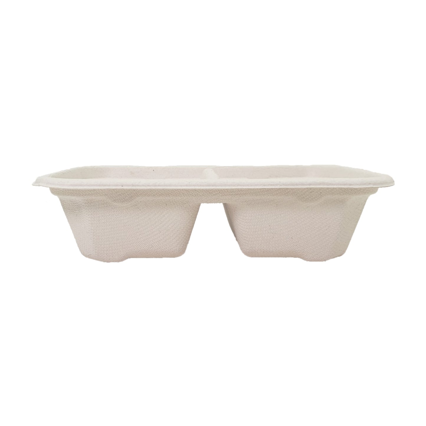 Bumboo 2CP 550ml Bagasse Rectangle Container With Lid