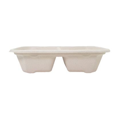 Bumboo 2CP 550ml Bagasse Rectangle Container With Lid