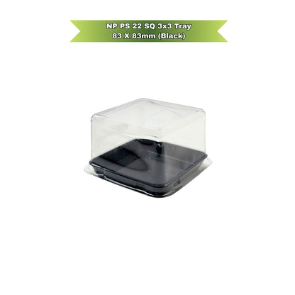 NP PS 22 SQ 3 × 3 Tray (Black)