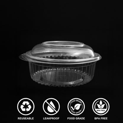Hinged Box Round 24 Oz DL (1455A)