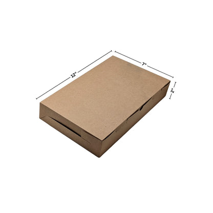 PNS 12x7x2 Kraft Dosa Box with 4 Cavity Insert
