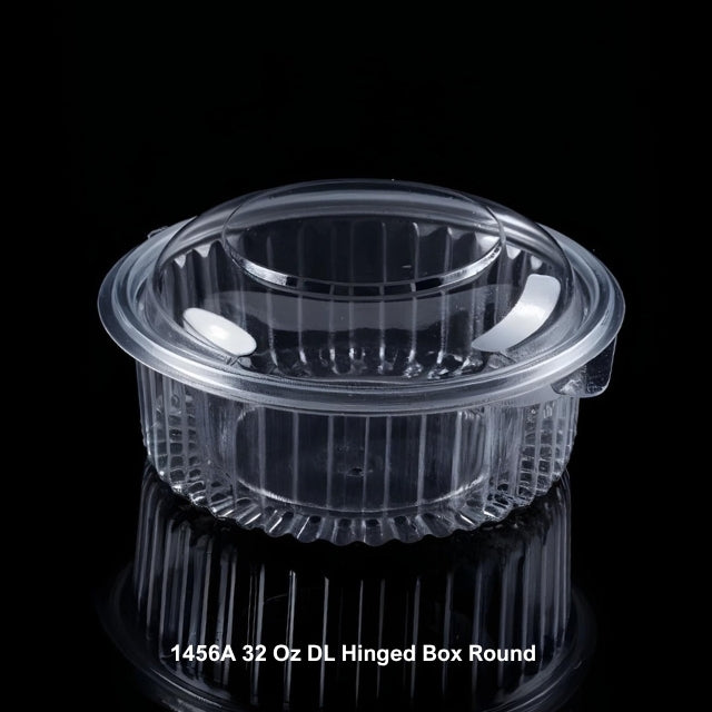 Hinged Box Round 32 Oz DL (1456A)