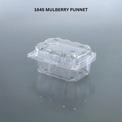 Mulberry Punnet (PET Clamshell Container)