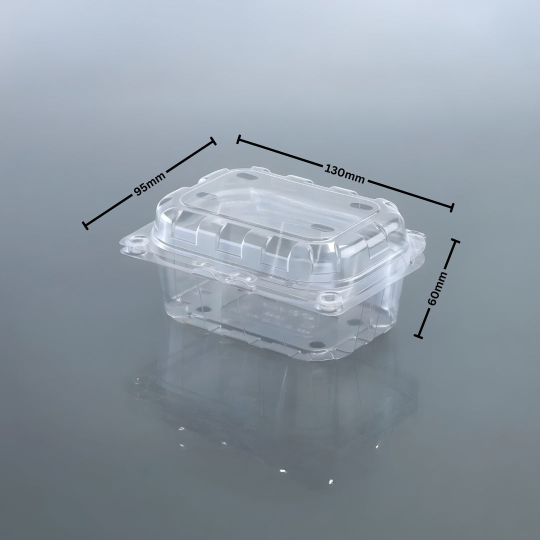 Mulberry Punnet (PET Clamshell Container)