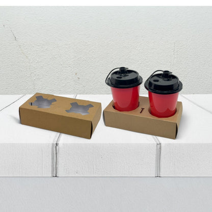 2 Cup Duplex Kraft Holder